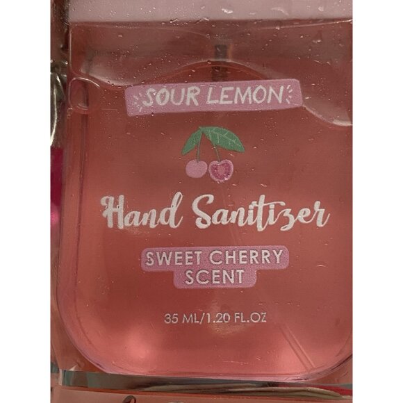 Sour Lemon Scented Hand Sanitizer Spray 1.2 Fl Oz Sweet Cherry With Charm NEW - Picture 3 of 7